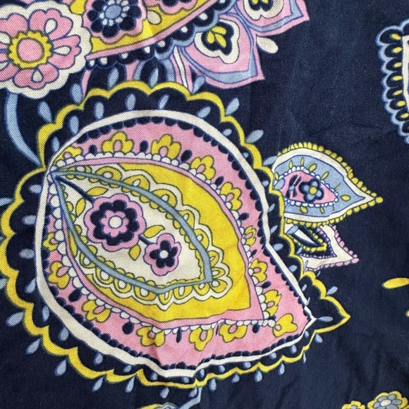 Talbots Plus Navy Floral Paisley Blouse Women’s Plus Size 2X Career Office - Picture 6 of 14